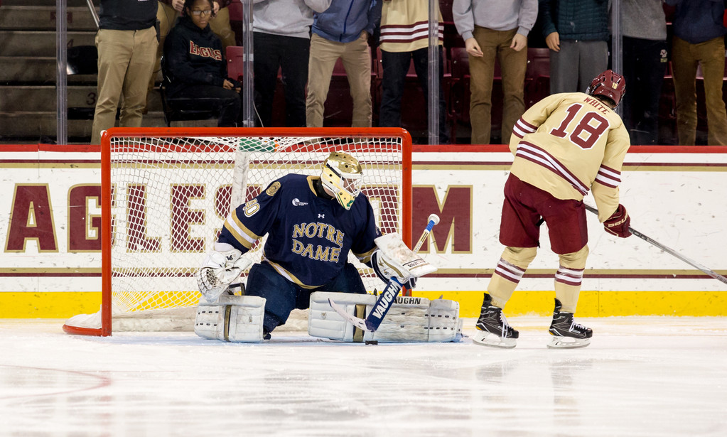 Notre Dame Defeats Boston College 4-3 (Dec. 10, 2015)