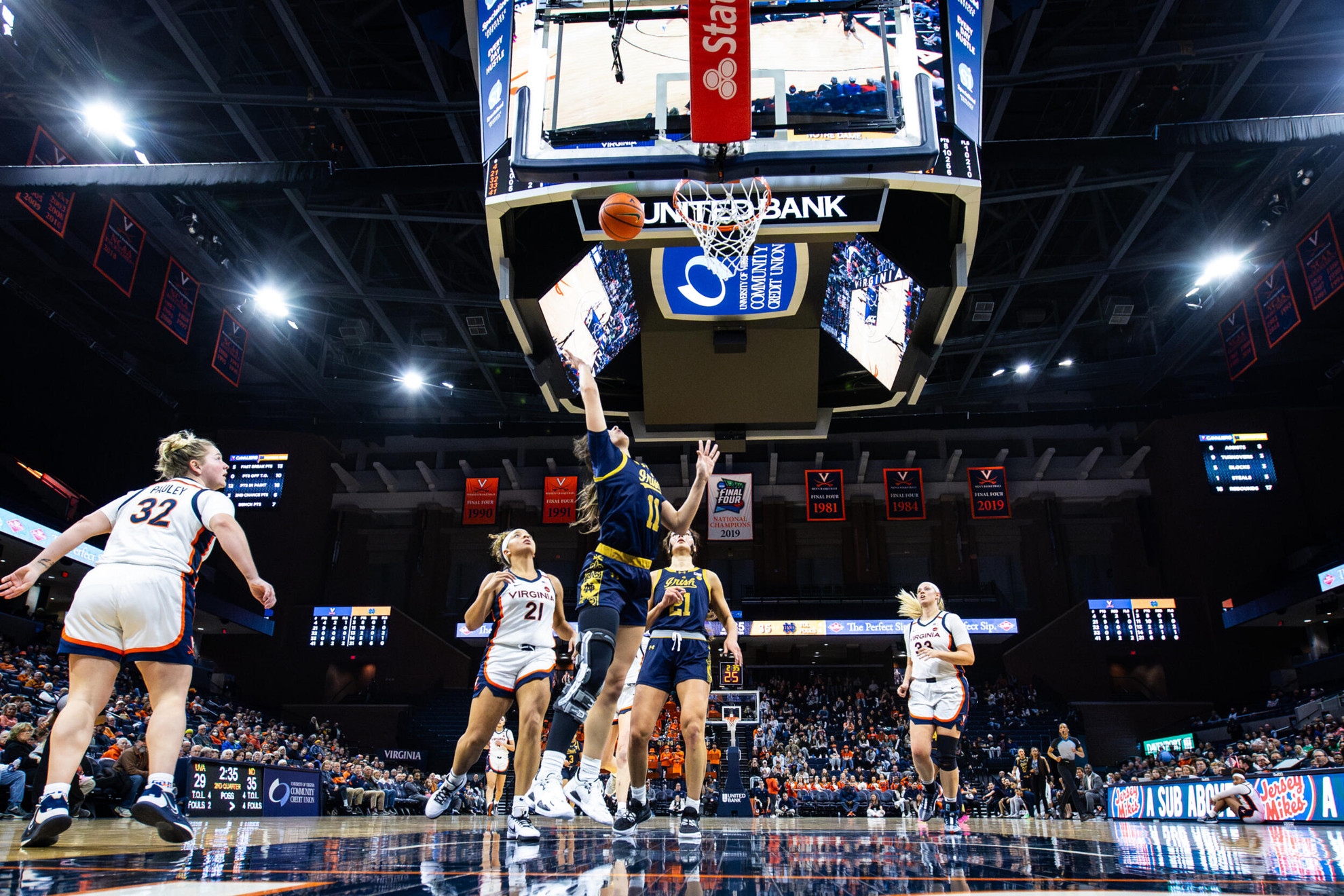 Citron Scores 1000th Point As Irish Beat Virginia, 86-76 Citron Scores 1000th Point As Irish Beat Virginia, 86-76