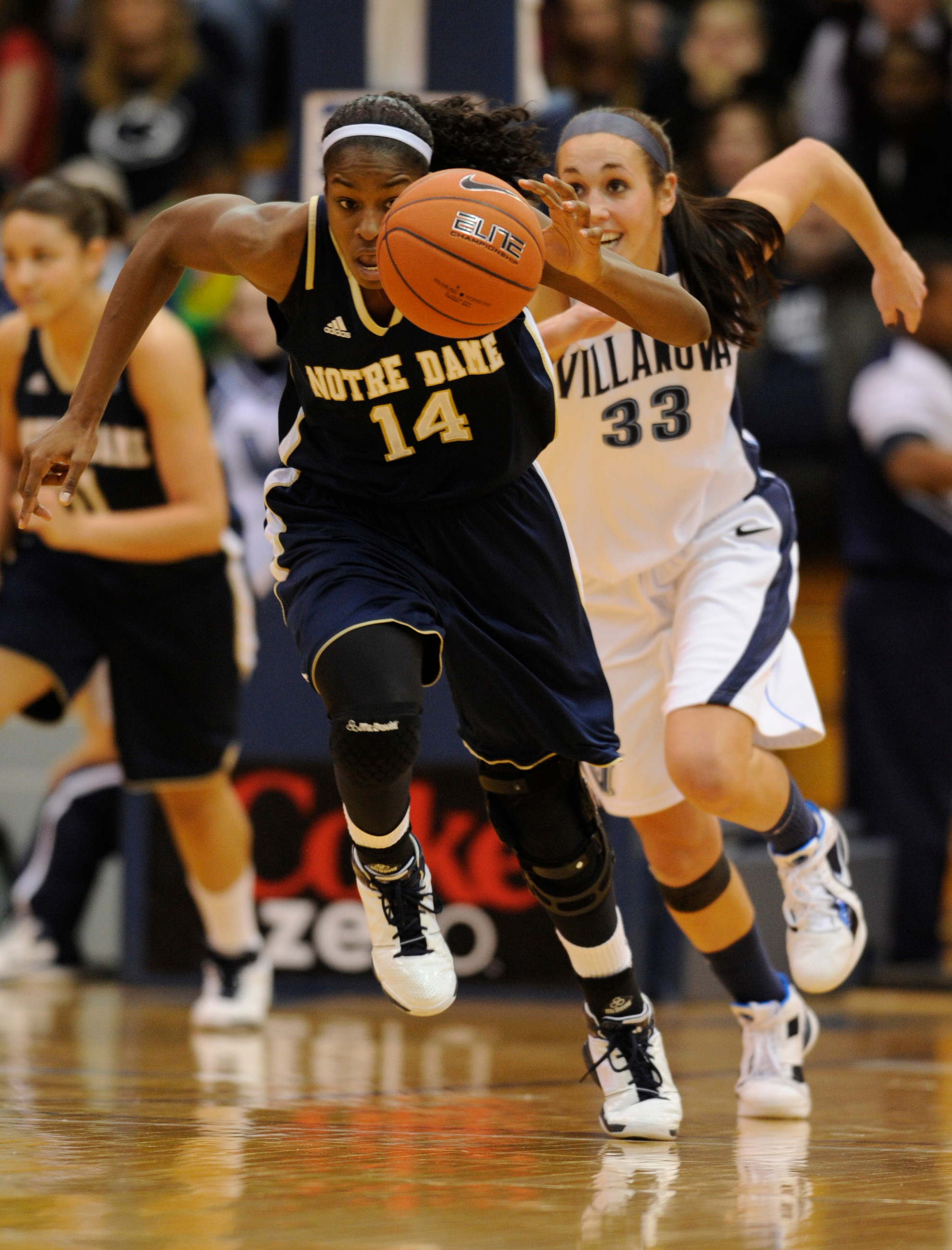 No. 9 Irish Defeat Villanova, 58-43 Notre Dame Villanova Basketball