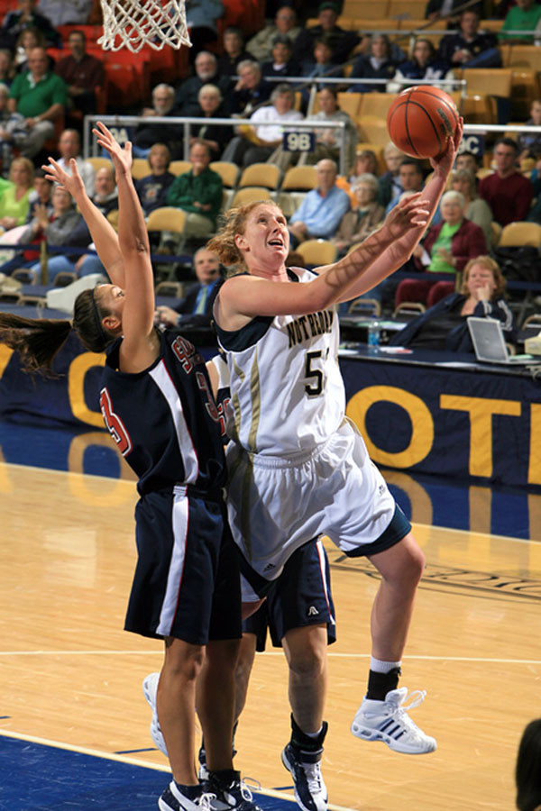 Irish Roll Past Southern Indiana In Exhibition Opener, 90-38 What better way to kick off our summer edition of the BasketBlog that with one of Notre Dame's most popular players, rising junior center Erica Williamson.