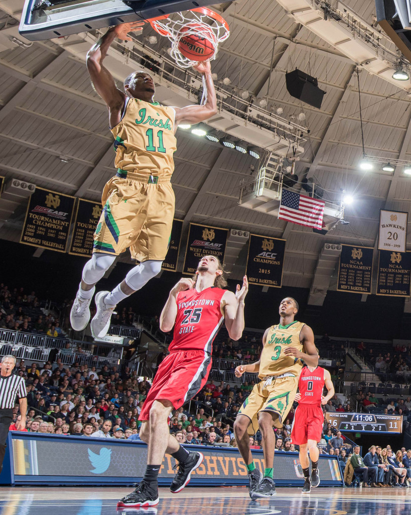 Notre Dame 87, Youngstown State 78