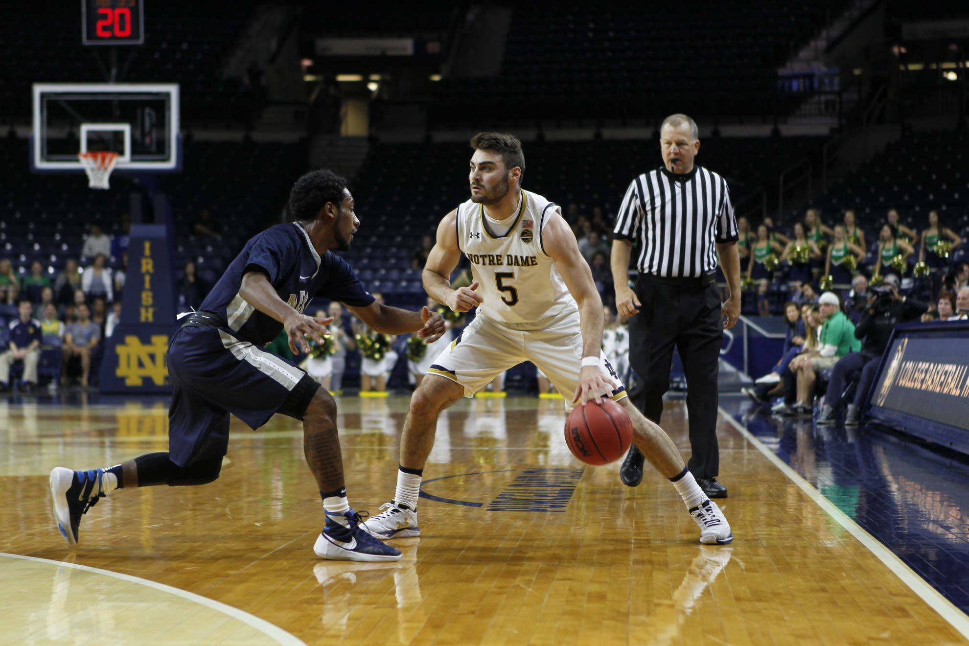 Irish Top the Century Mark in Exhibition Win Over Mercy, 119-58 Irish Top the Century Mark in Exhibition Win Over Mercy, 119-58