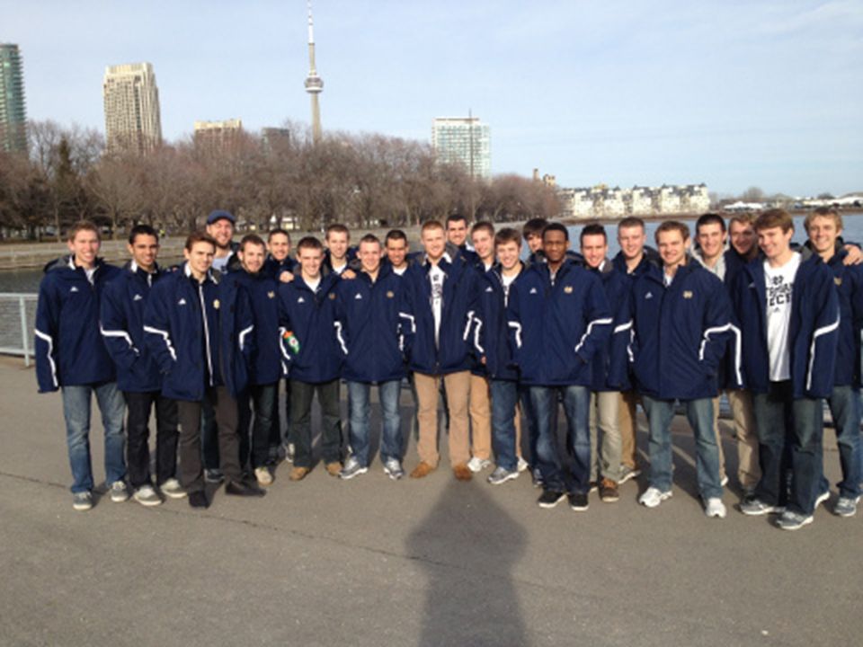 the 2012-13 men's soccer team traveled over spring break to Toronto, Canada for some exhibition matches.