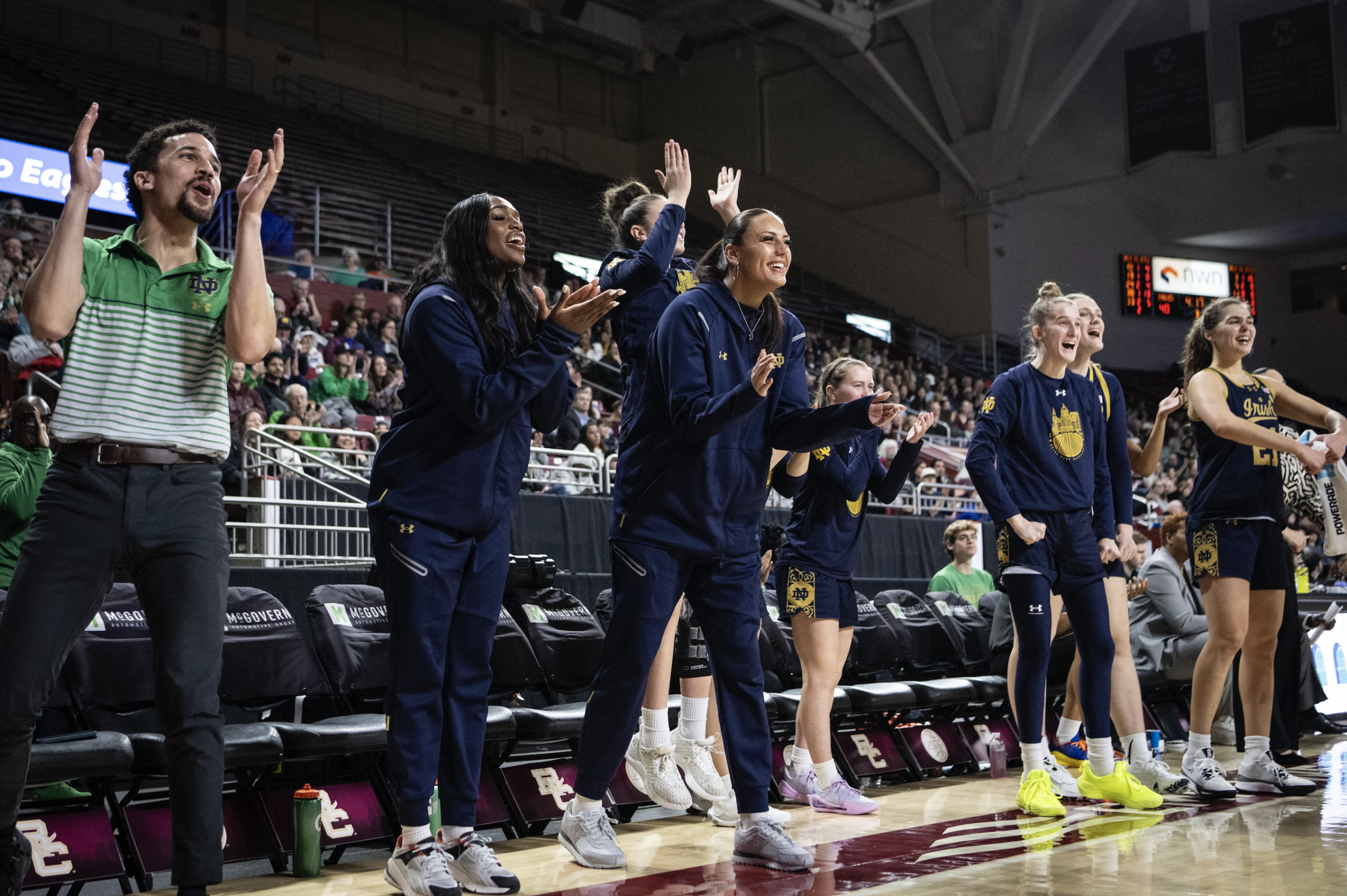 No. 3 Notre Dame Pulls Away For 89-63 Win At Boston College No. 3 Notre Dame Pulls Away For 89-63 Win At Boston College