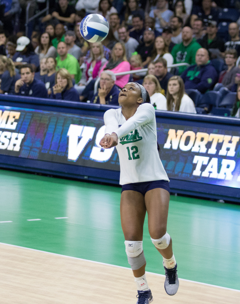 Notre Dame Volleyball vs. No. 8 UNC
