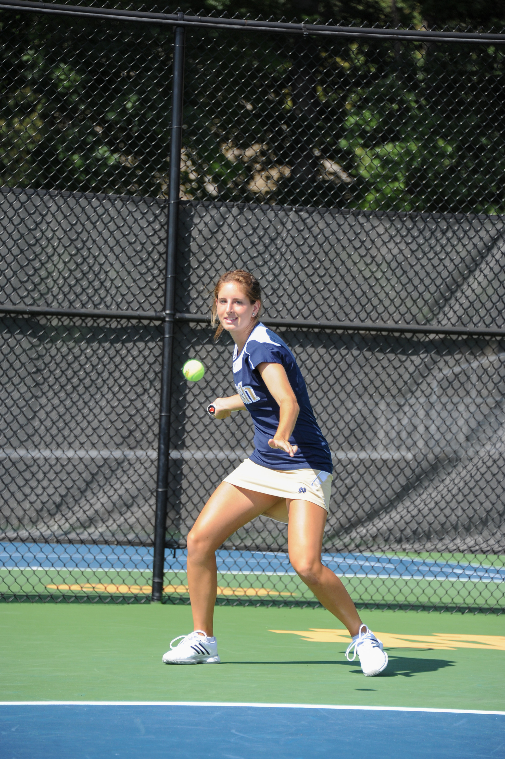 Irish Tennis Ranked 19th In ITA Preseason Rankings Jennifer Kellner won in straight sets at No. 2 singles against No. 24 Purdue Friday night.