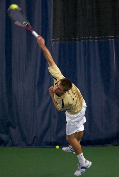 Junior Matt Dooley has seen action at both singles and doubles so far this spring season.