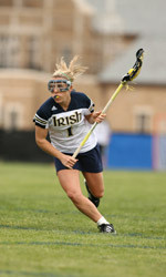 Fifth-Ranked Irish Pull Out 10-9 Sudden-Death Overtime Win At 12th-Ranked James Madison Caitlin McKinney scored two big goals in the 10-9 sudden-death win over James Madison. Her first goal of the night sent the game to overtime with 19 seconds left and her second with nine seconds left in the second overtime tied the game at 9-9.