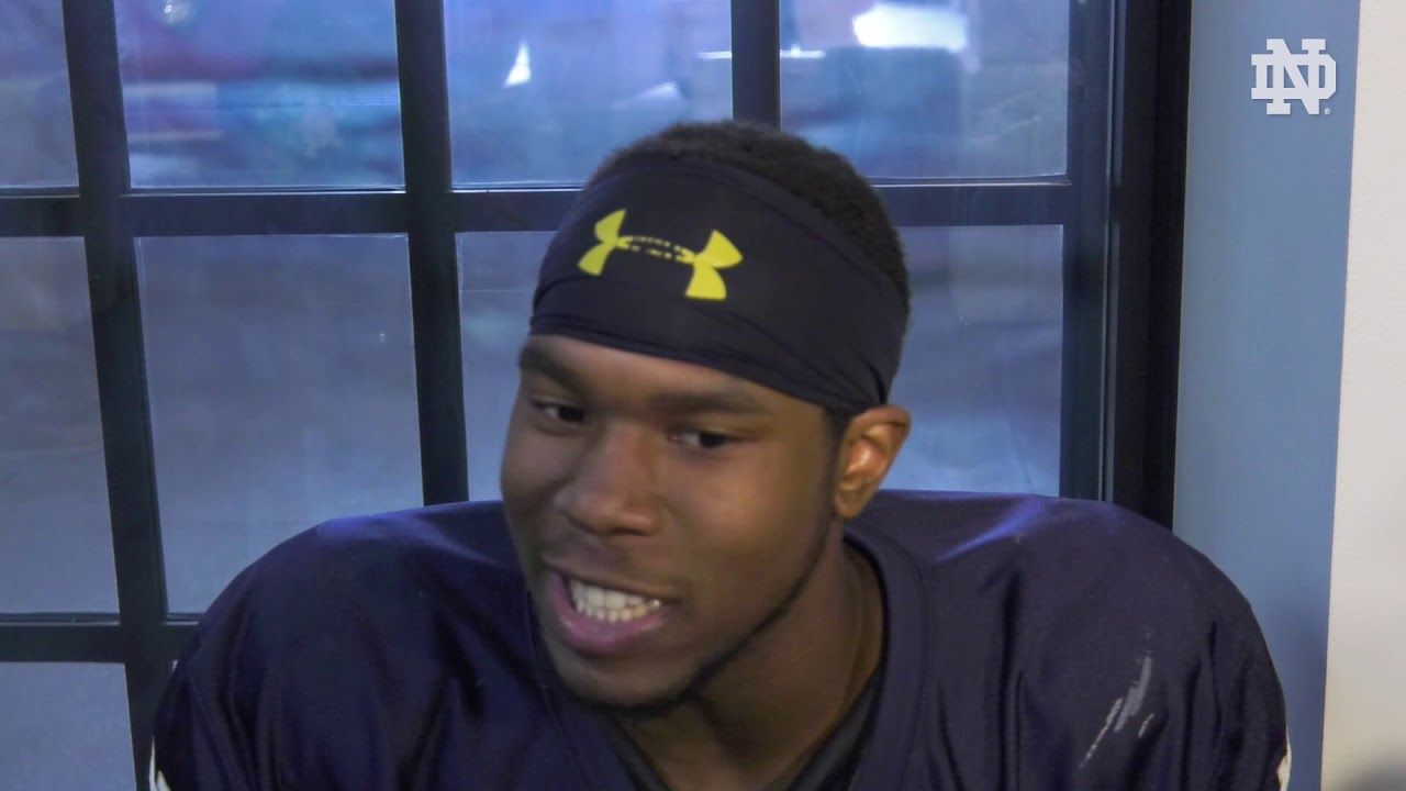@NDFootball | Michael Young Spring Practice Interview (2019)