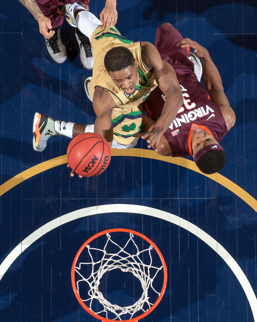 Notre Dame, 83 vs. Virginia Tech, 81