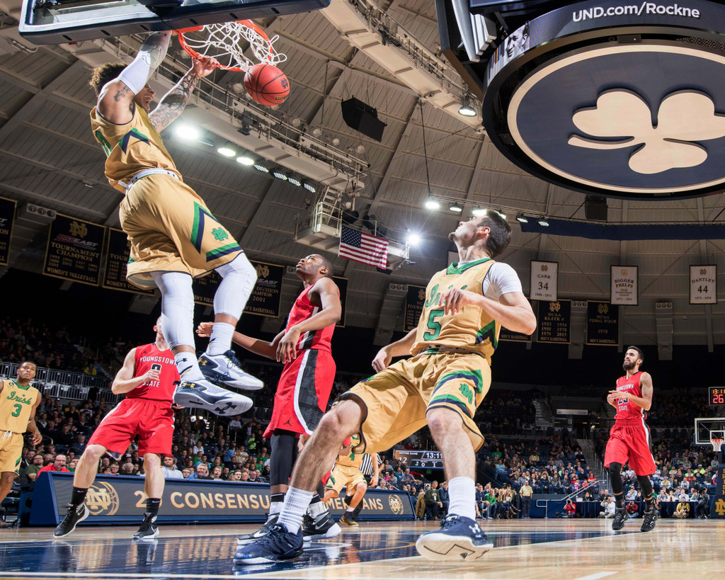 Notre Dame 87, Youngstown State 78