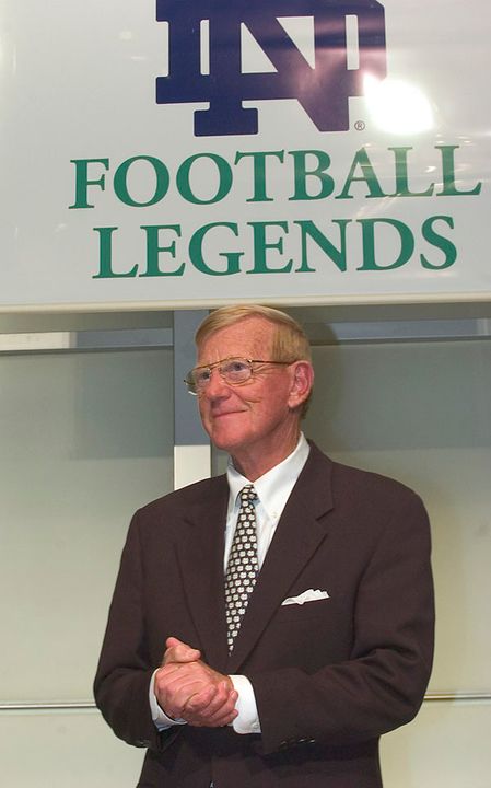 Hall of Fame coach Lou Holtz will lead the Notre Dame Legends against the Japanese Senior National Team Saturday in the Notre Dame Japan Bowl at the Tokyo Dome. The game will be broadcast on a tape-delayed basis, airing Aug. 10 at 9 p.m. ET on CBS College Sports.