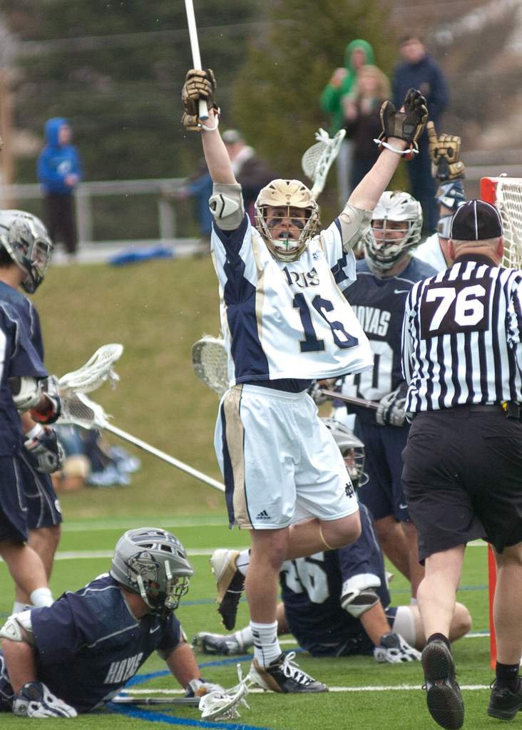 #4 Notre Dame Fighting Irish Men's Lacrosse vs Georgetown Hoyas on 04-14-2013