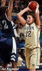 Teresa Borton and the Irish play Arizona State in the second round of the NCAA Tournament.