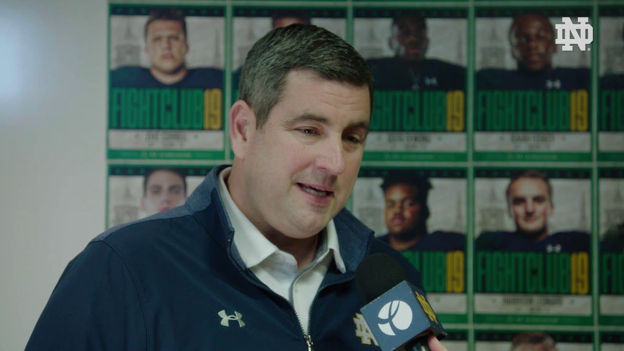 @NDFootball | Coach Elston Signing Day Interview