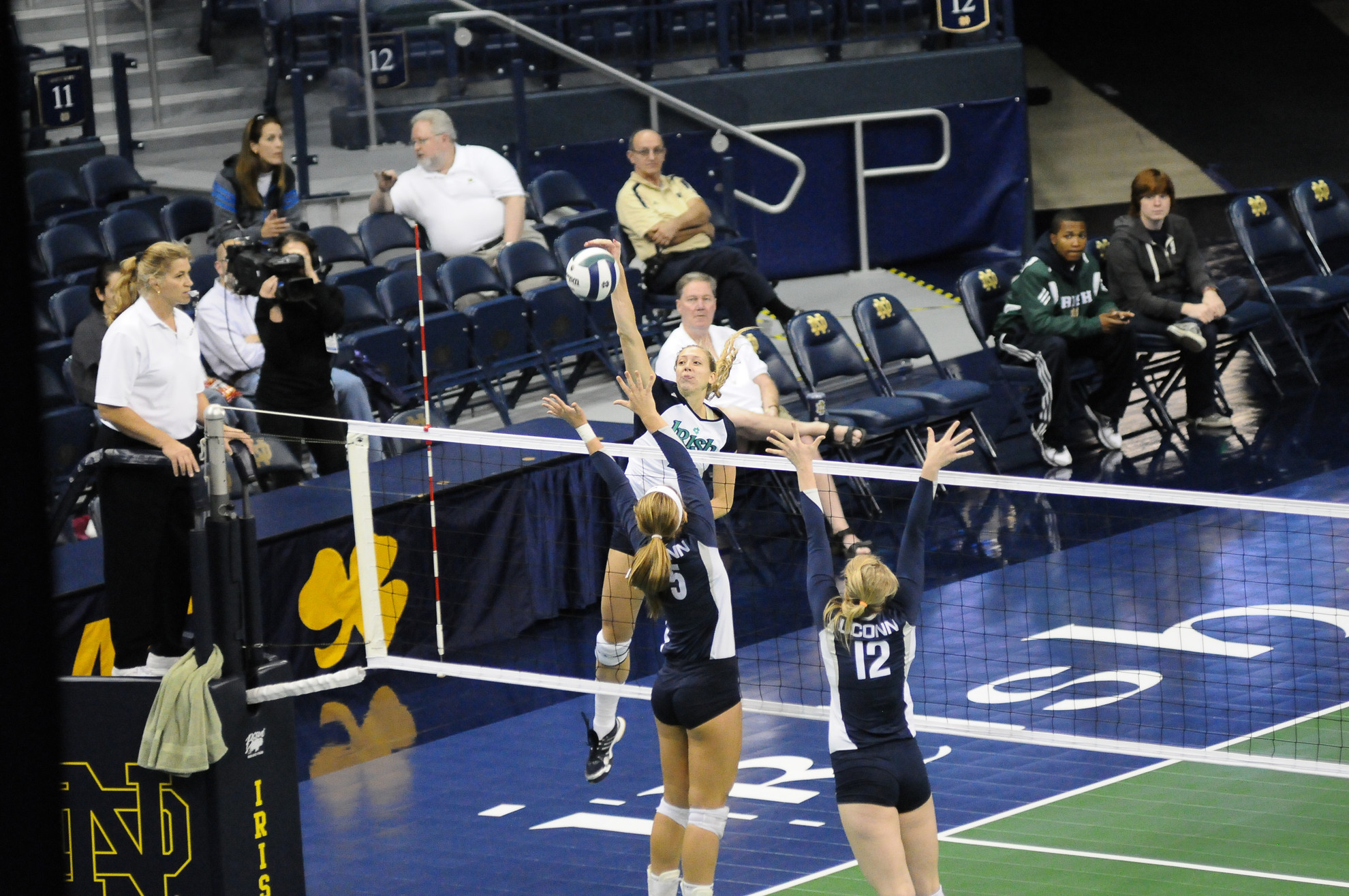 Irish Hit Road For Matchups Against Georgetown And Villanova Senior Hilary Eppink leads the Irish in hitting in BIG EAST play with a .394 attack percentage.