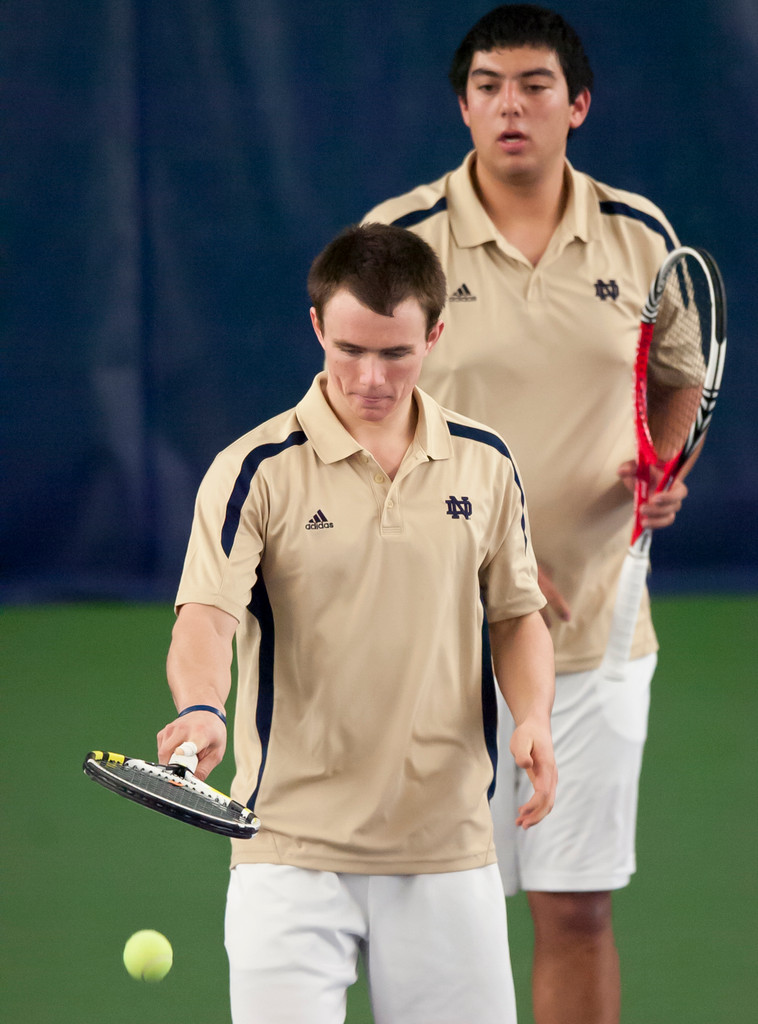 Notre Dame Men's Tennis vs Michigan on 02-16-2013