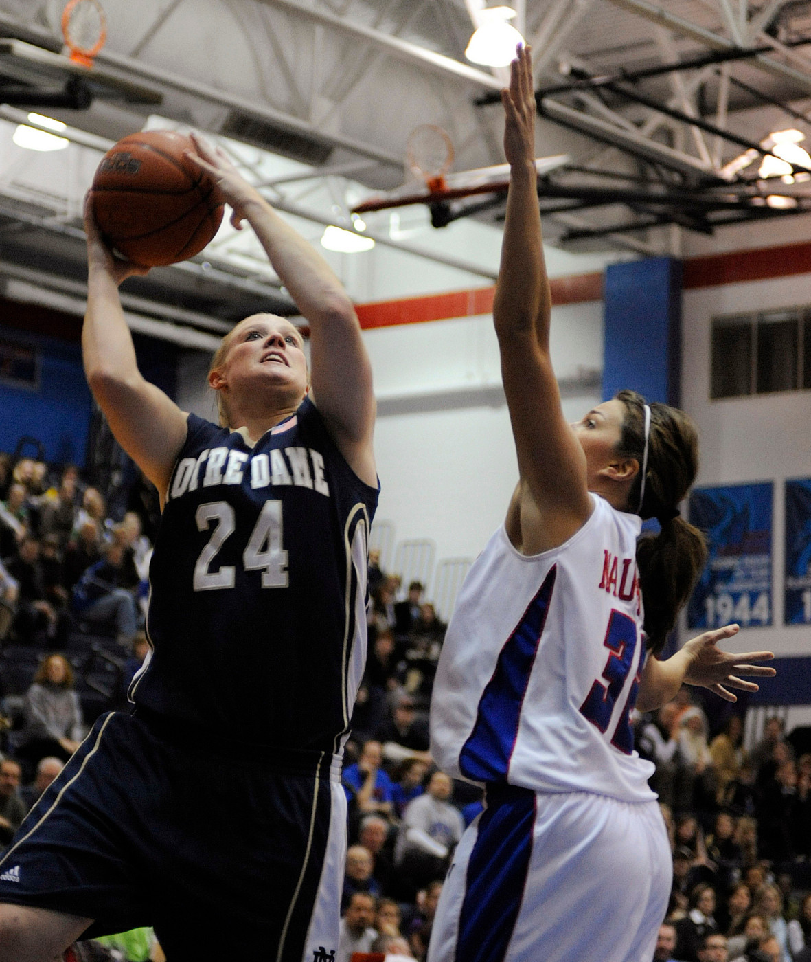#23/22 Irish Back On The Road Saturday At Providence Notre Dame DePaul Basketball