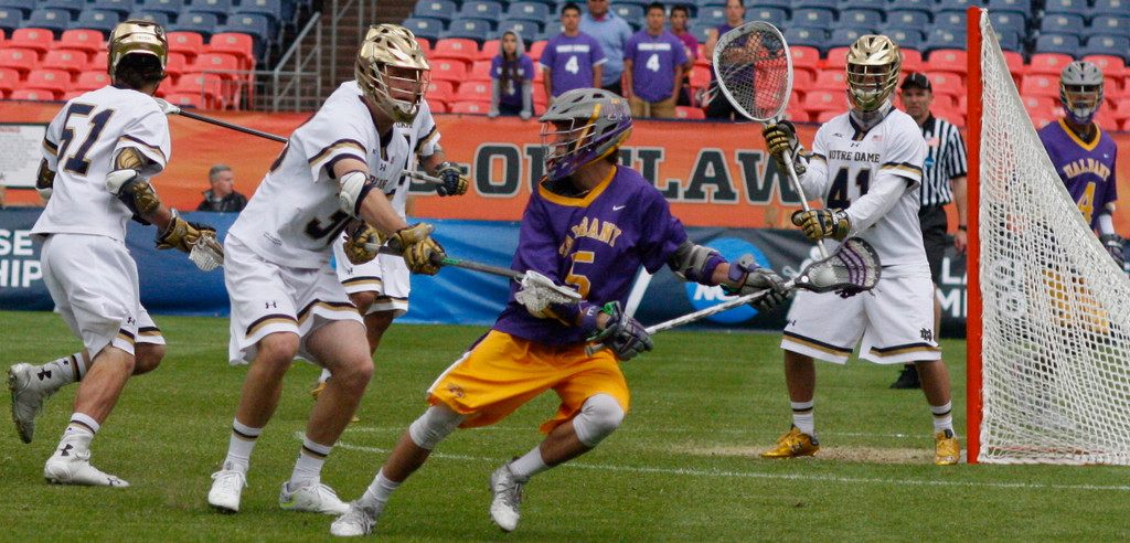 Notre Dame NCAA lacrosse vs. Albany (photos by Pete LaFleur)