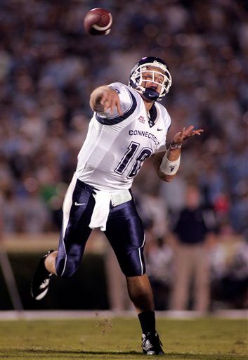 In a rare twist, Notre Dame will be facing one of its former players Saturday as Zach Frazer, a member of the 2007 team, returns as the starting quarterback for UConn.
