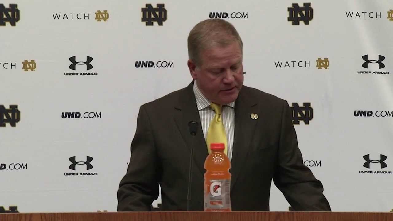 Coach Kelly Weekly Press Conference - Clemson