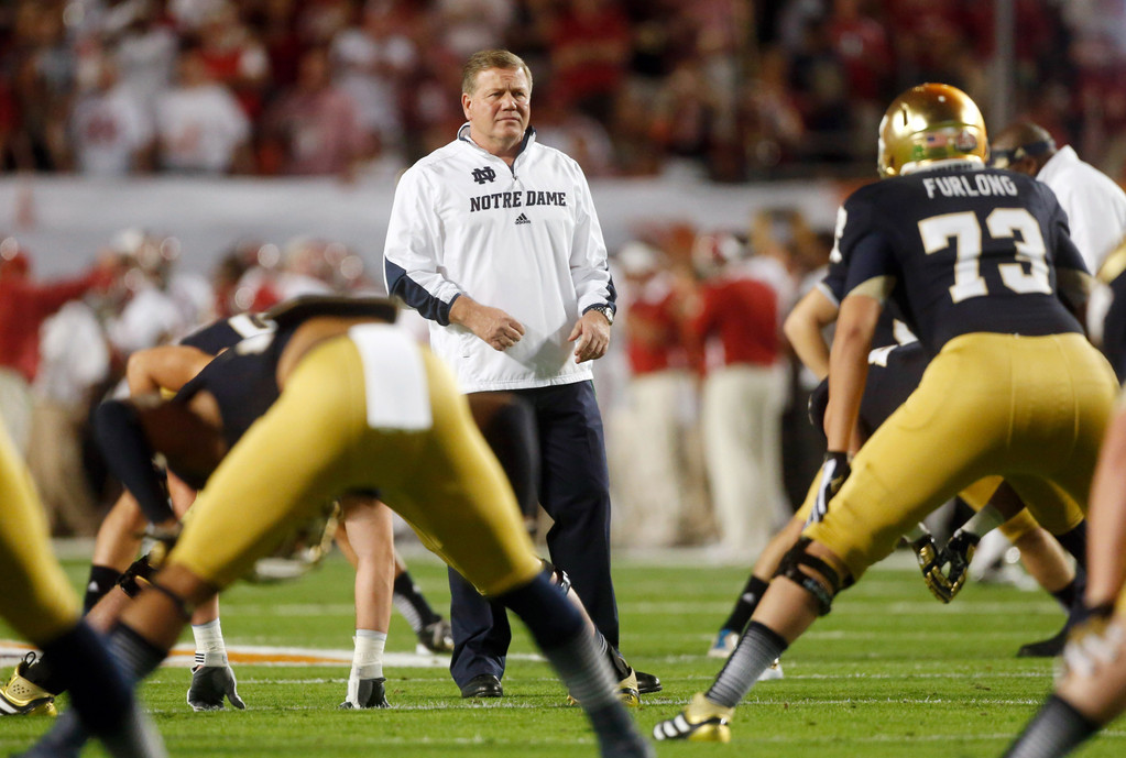 Irish Title Hopes Halted By Crimson Tide, 42-14 (AP)