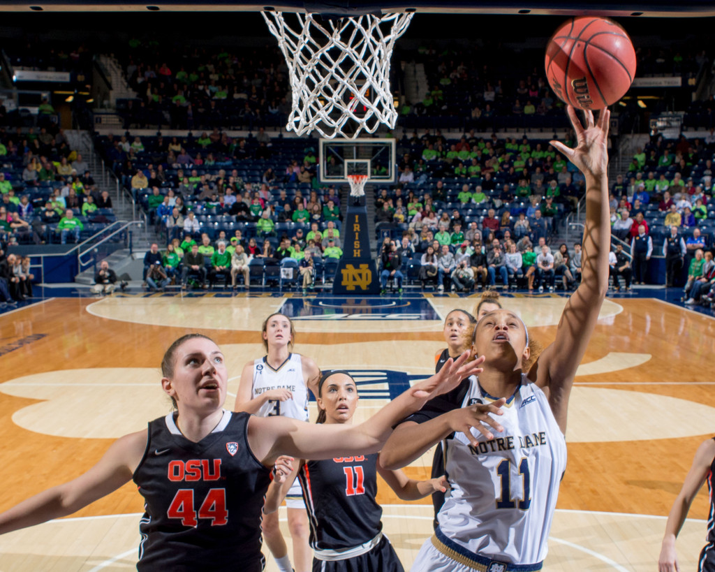 Notre Dame vs. Oregon State, 62-61