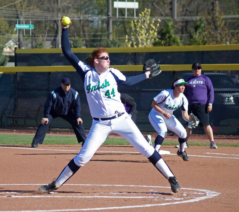 Pitcher Laura Winter leads the BIG EAST in innings pitched (107.2) and strikeouts (126) this season