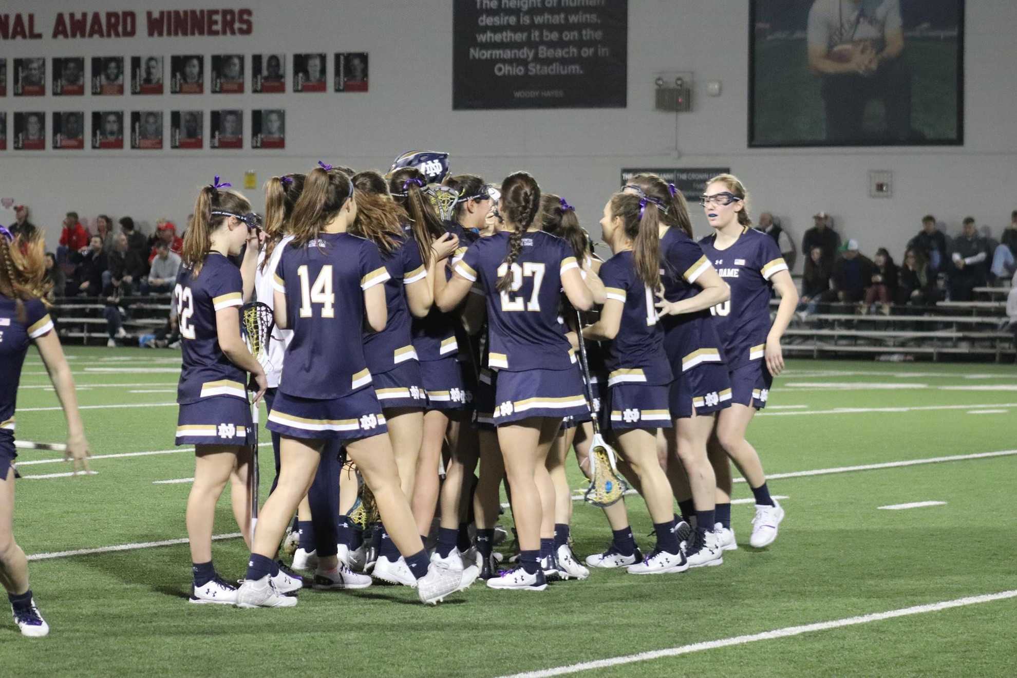 Irish Rewrite Record Book in Victory at Ohio State Celly at Ohio St