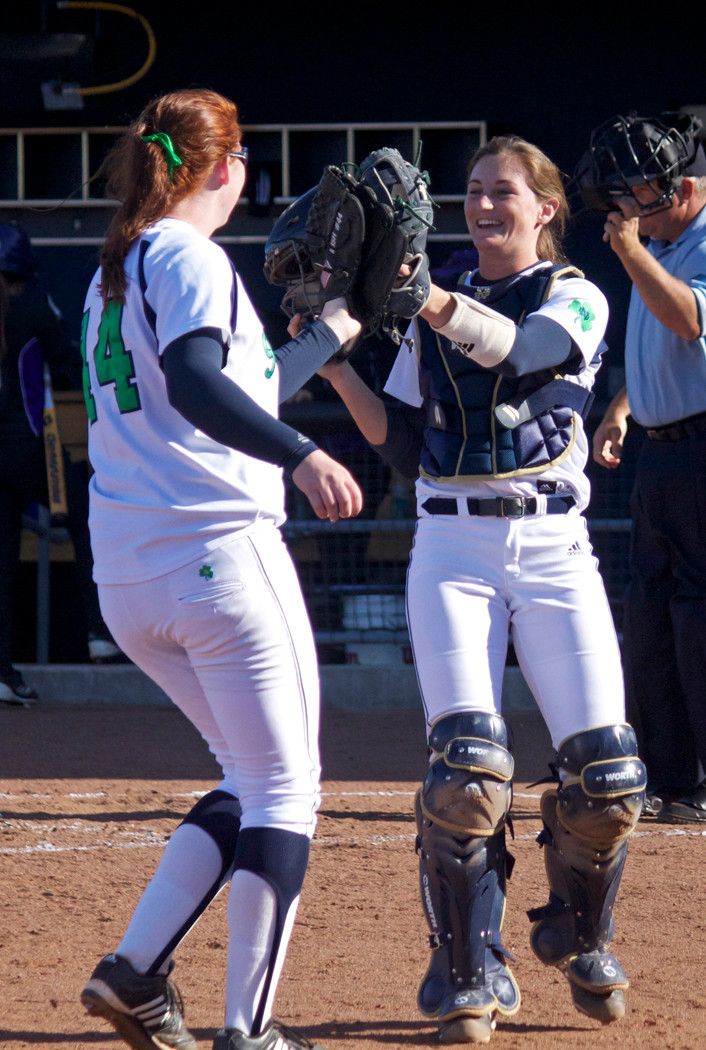 Irish Blank Eastern Michigan To Close Regular-Season Home Slate Laura Winter and Amy Buntin