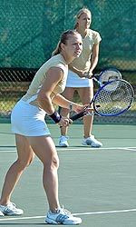 Thompsons Eliminated From NCAAs Senior twins Catrina and Christian Thompson.