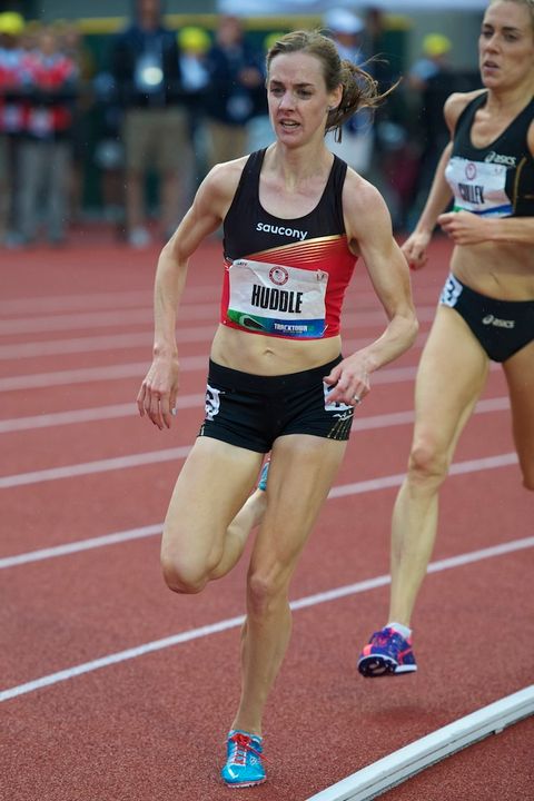 Former Irish standout Molly Huddle won her first national 10,000 meter championship this weekend at the USATF Outdoor Championships to secure a spot on the U.S. team for the world championships in Beijing.