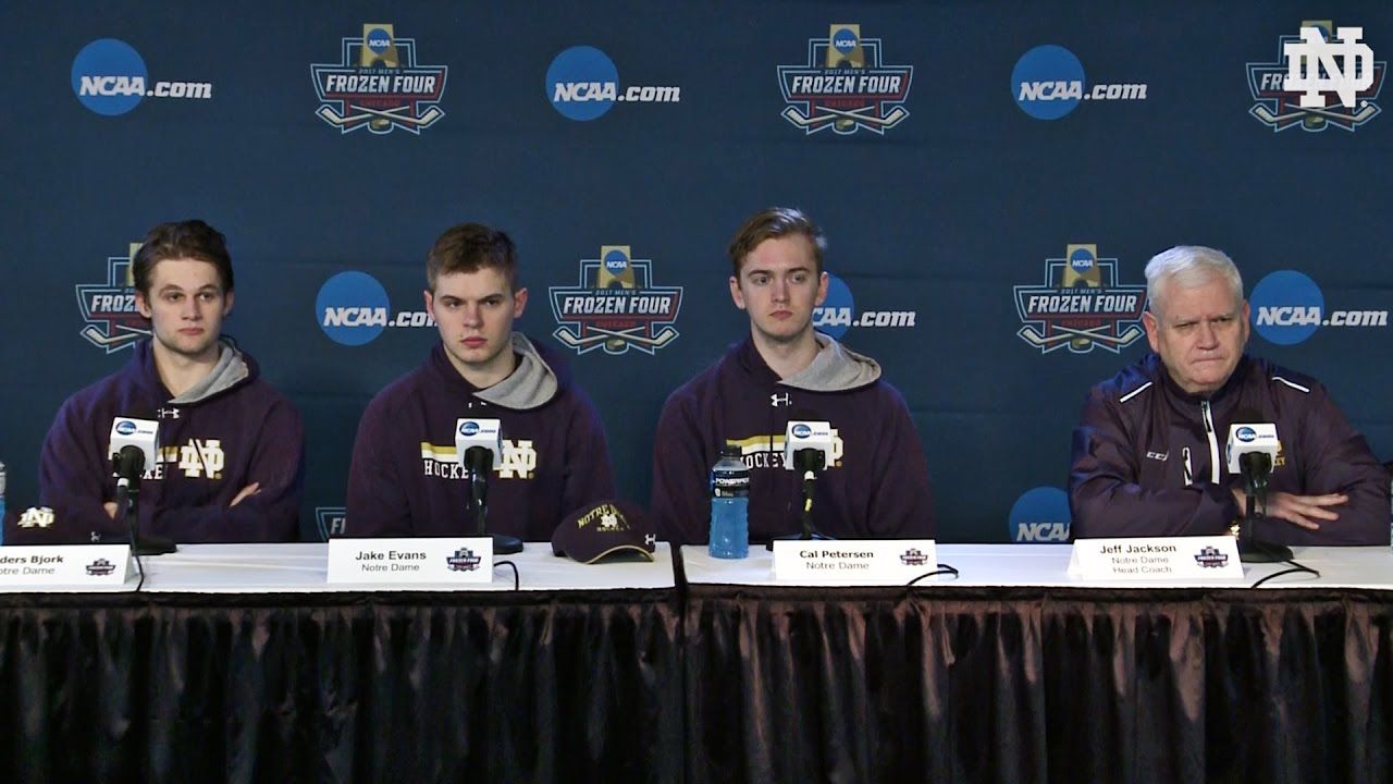 Notre Dame Hockey Frozen Four Press Conference