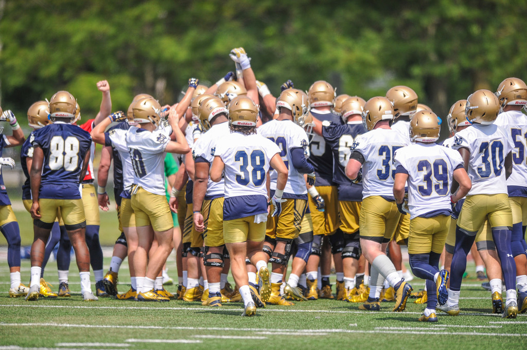 2017 Notre Dame Football Fall Camp - Practice One