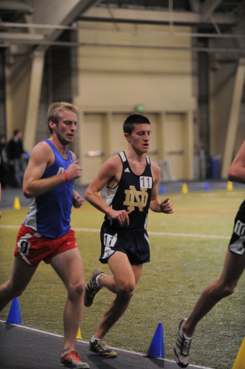 Jeff MacMillan finished second in the 3,000m run.