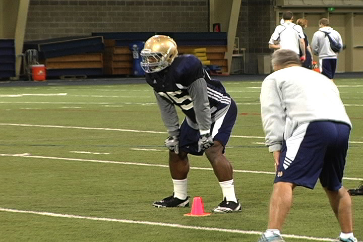 Football Update: Monday, April 4 Jonas Gray will be a key part of the Irish backfield during the 2011 season.