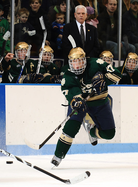 Balanced Irish Attack Leads To A 4-2 Win Over Lake Superior State Junior right wing Billy Maday had a goal and an assist in the 5-2 loss at Miami.