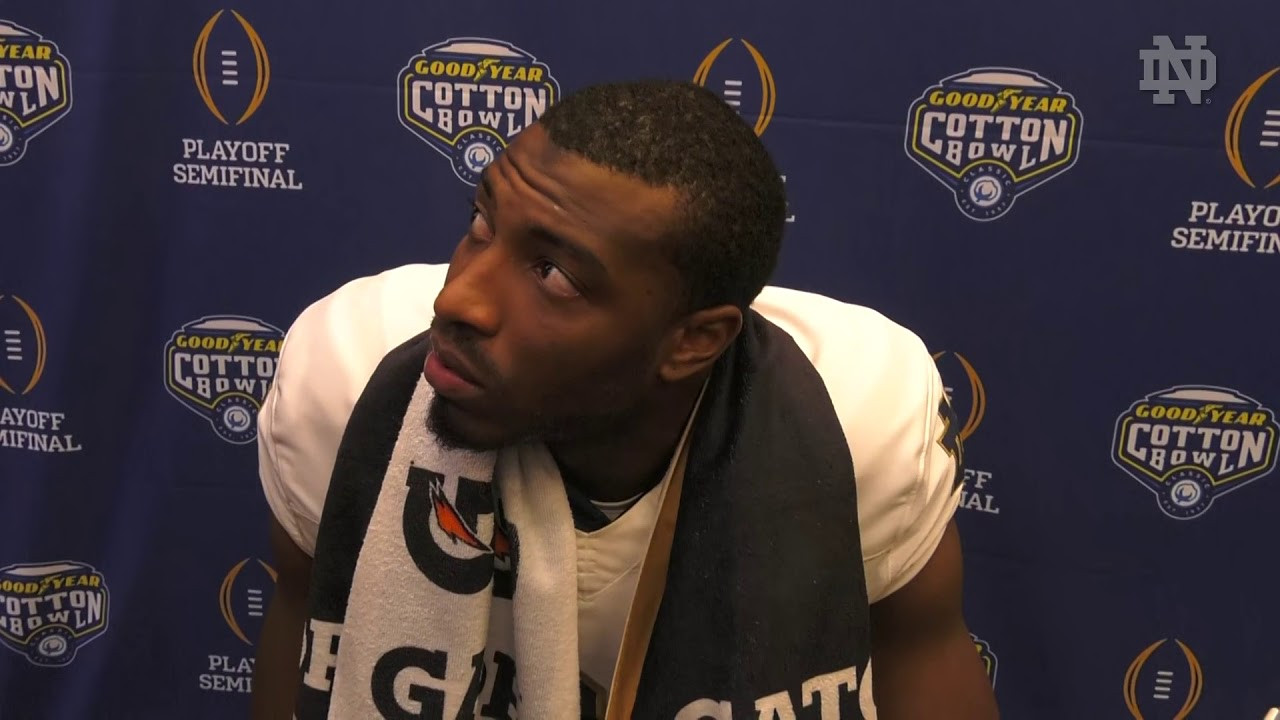 @NDFootball | Miles Boykin Post-Game Interview vs. Clemson (2018)