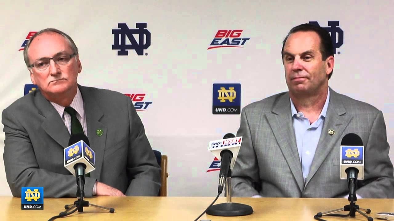 Notre Dame Men's Basketball - Mike Brey Contract Extension Press Conference
