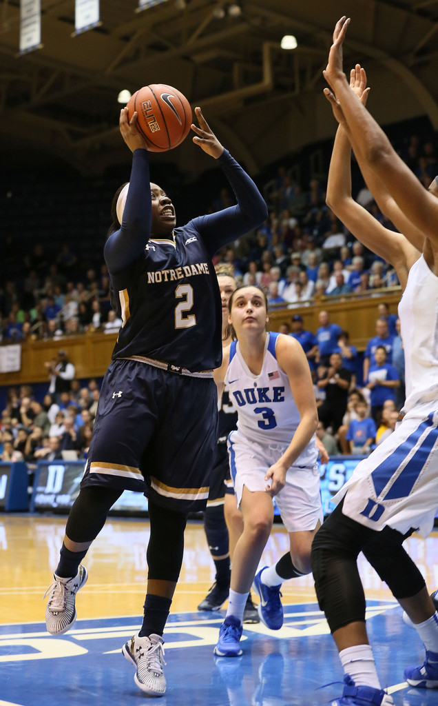 #3 Irish Holds Off Unranked Duke, 68-61