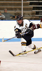 Cory’s Story Outgoing Notre Dame hockey captian Cory McLean is one of four Irish hockey players to win the USHL's prestigious Curt Hammer Award.