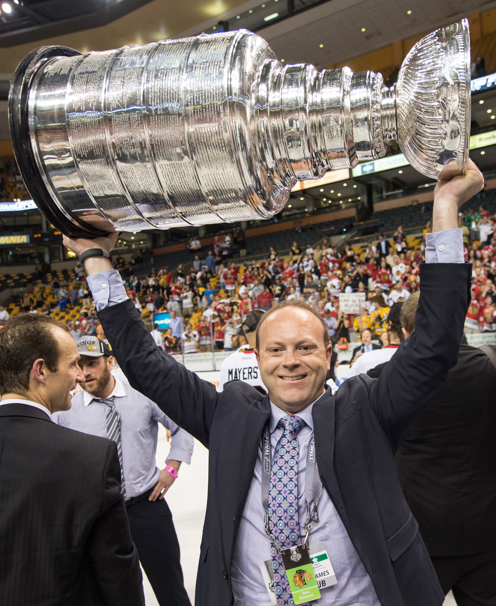 A Stanley Cup Formula For Success Notre Dame graduate Stan Bowman, pictured in 2013, has won three Stanley Cups in the past six seasons at the Blackhawks General Manager.