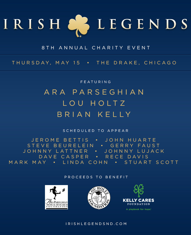 Irish Legends Charity Event Set For May 15 <blank>