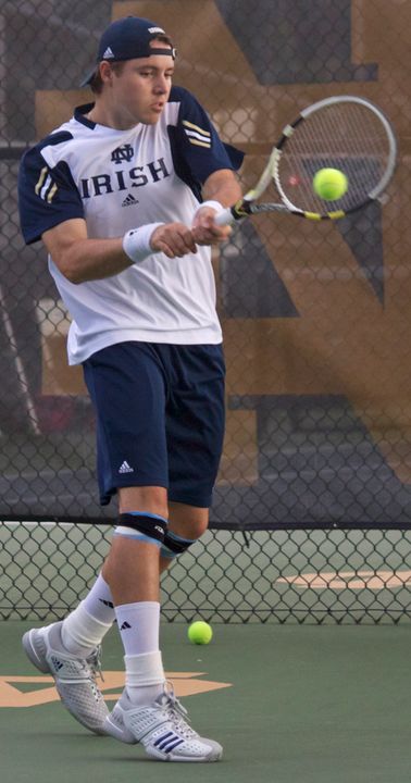 Sophomore Billy Pecor is 1-0 in singles and 2-0 in doubles so far this year.