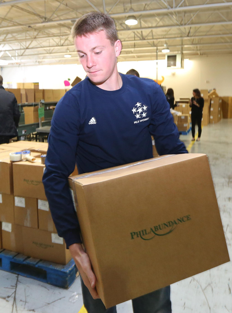 Nick Besler at the MLS SuperDraft