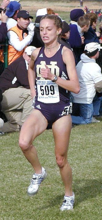 Stephanie Madia - a three-time All-America distance runner with the Irish - carries a 3.48 cumulative GPA at Notre Dame as a finance major.