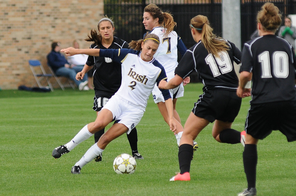 Notre Dame Women's Soccer vs Oakland on 09-23-2012
