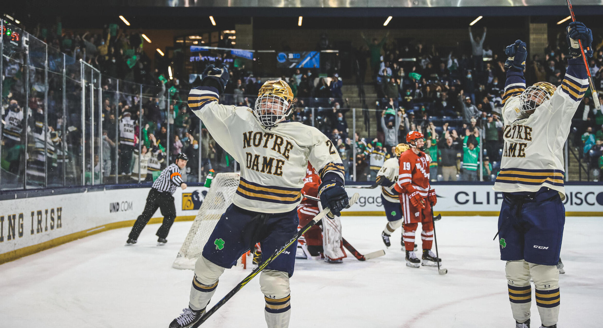 #7 Irish Force A Deciding Game Three With 3-2 Win Over Wisconsin #7 Irish Force A Deciding Game Three With 3-2 Win Over Wisconsin