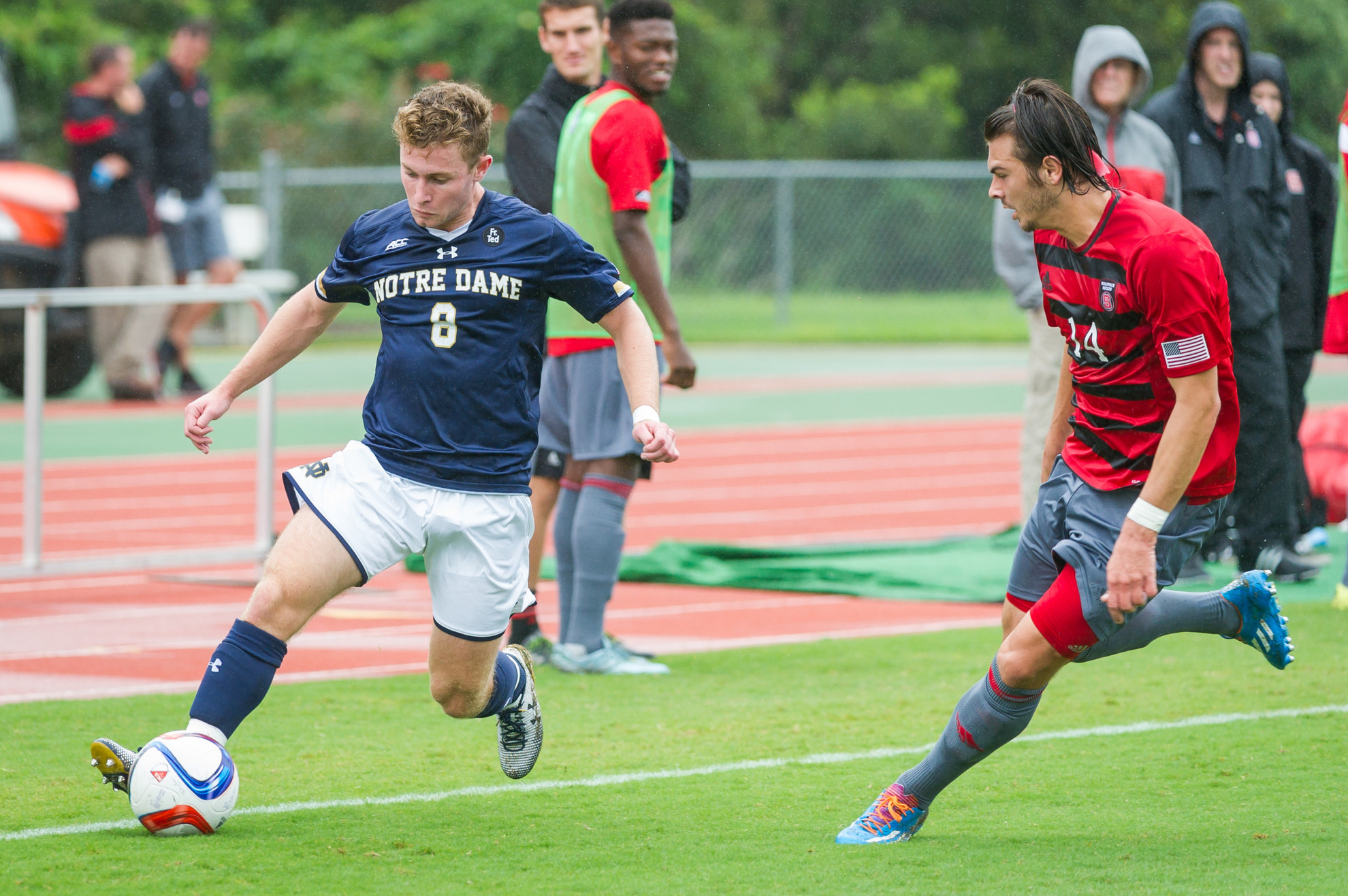 #7 Irish Claw To 1-1 Draw At NC State Jon Gallagher notched his seventh goal of 2015 in the 34th minute of Sunday's 1-1 Notre Dame draw at North Carolina State