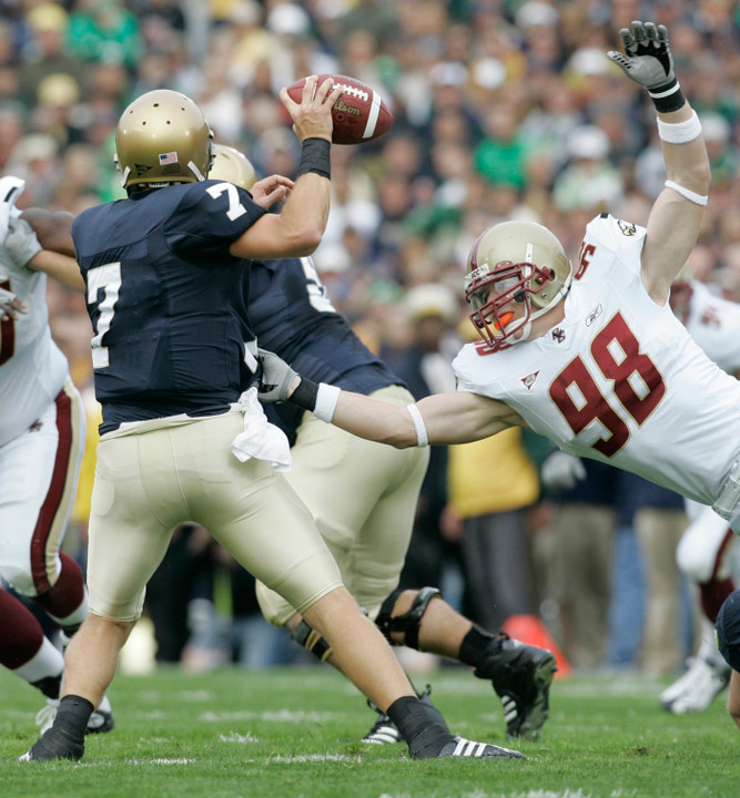 Notre Dame vs. Boston College, 10/13/07